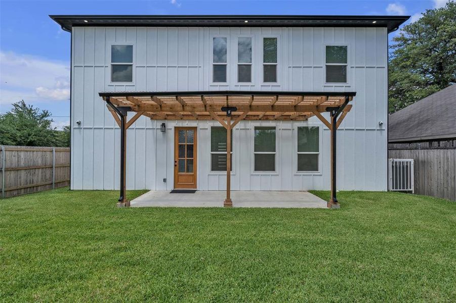 Exterior details and patio area of a home in , Dallas (Image 28). Exterior details and patio area of a home in , Dallas (Image 28).