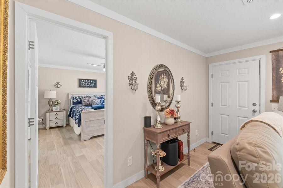 primary bedroom next to living room primary bedroom next to living room