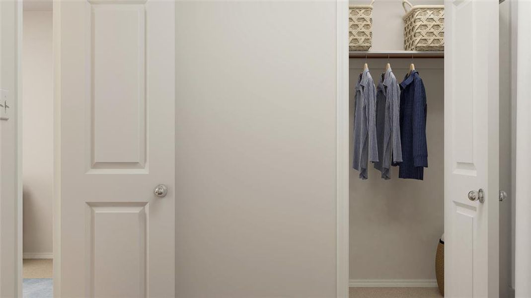 View of closet