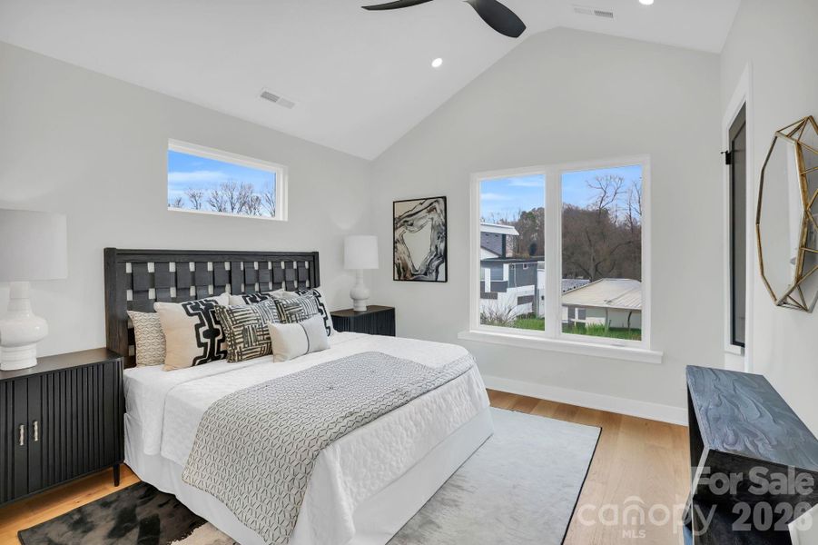 Furnished interior view inside a new home in , Charlotte (Image 35).