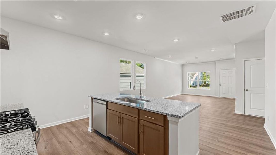 Furnished interior view inside a new home in Villages at Cedar Hill, Dallas (Image 8).