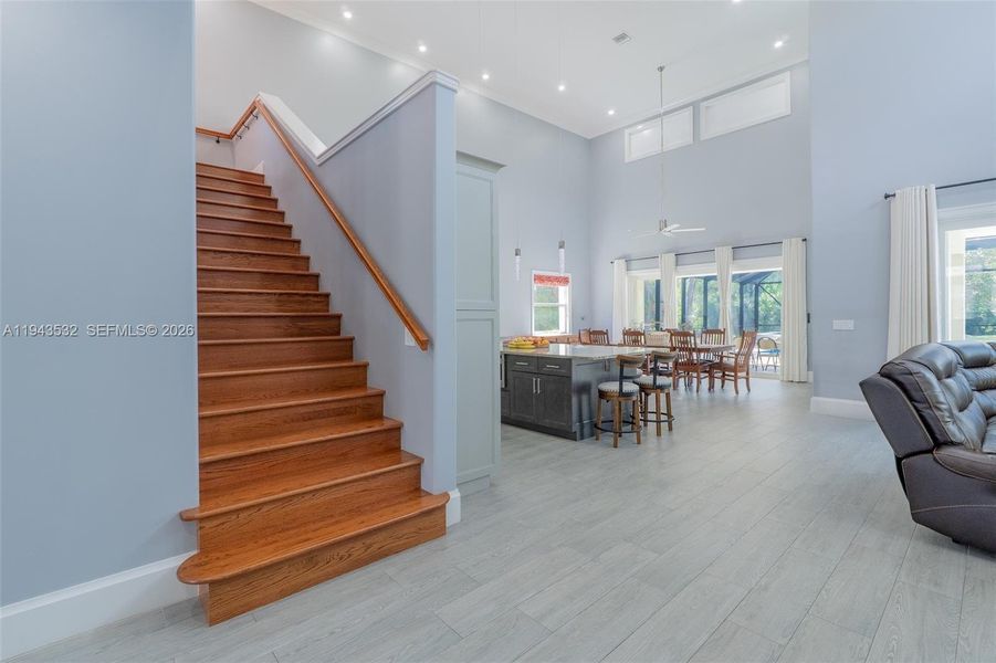 Furnished interior view inside a new home in , Parkland (Image 5).