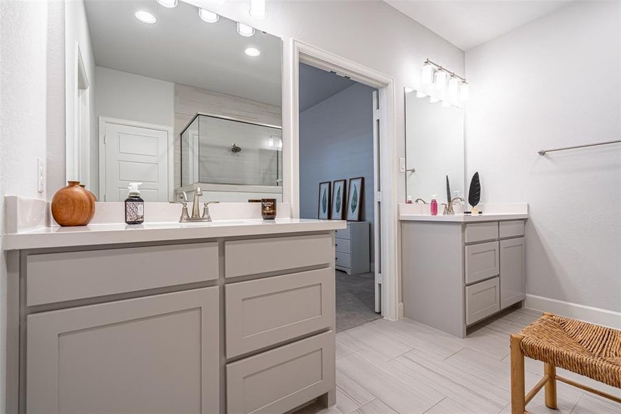 Furnished interior view inside a new home in Walsh Townhomes, Aledo (Image 5).