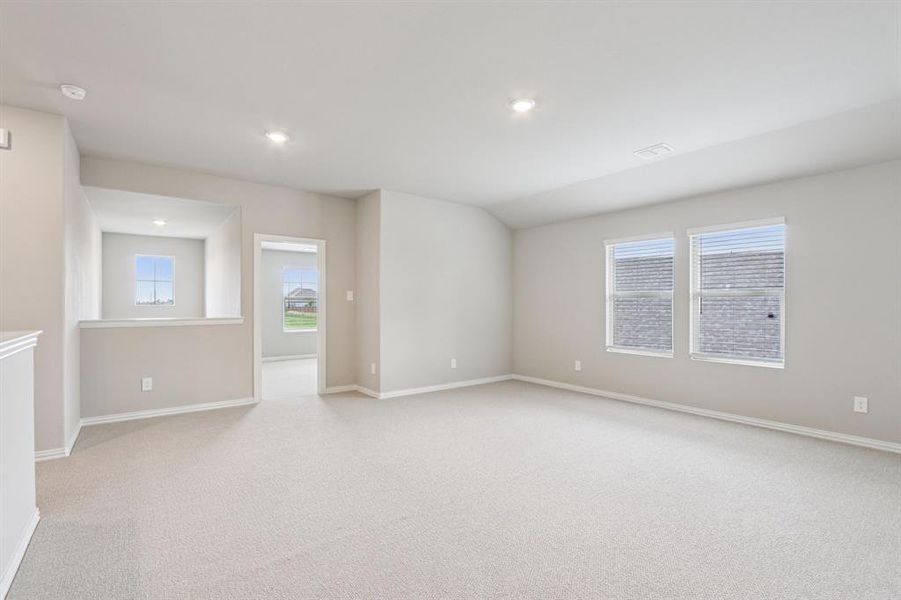 Spacious, unfurnished interior of a new home in Parks at Foster Crossing - Premier Series, Anna (Image 38). Spacious, unfurnished interior of a new home in Parks at Foster Crossing - Premier Series, Anna (Image 38).