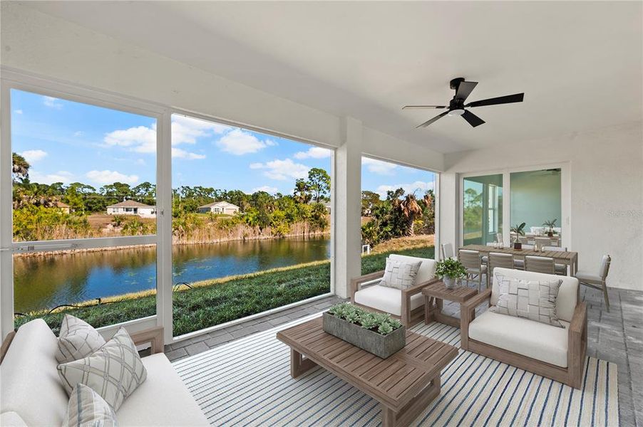 Exterior details and patio area of a home in , Cape Coral (Image 4).