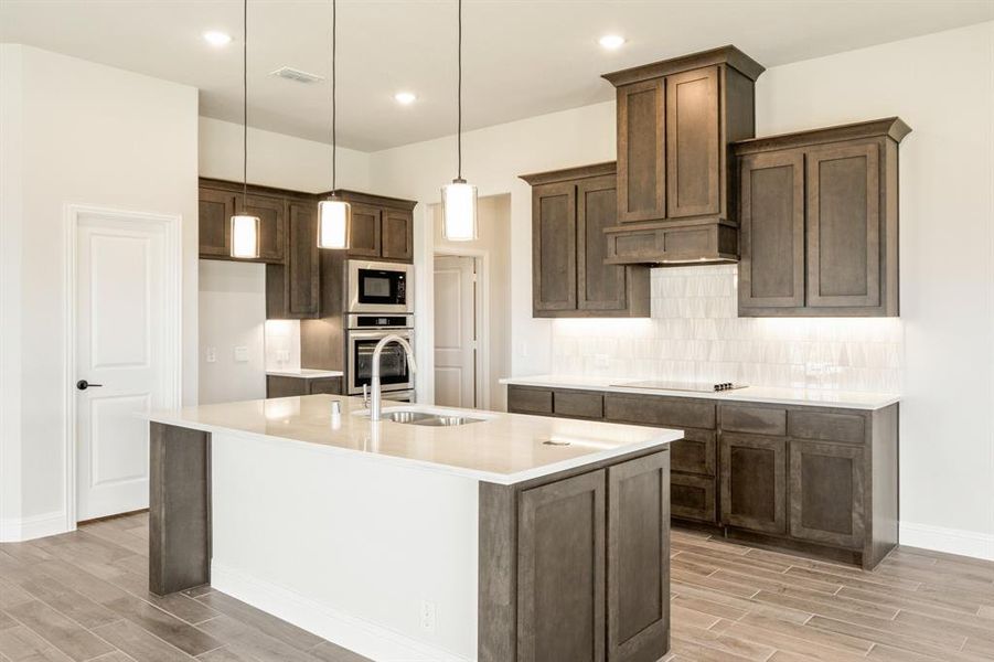 Furnished interior view inside a new home in Villages of Walnut Grove, Midlothian (Image 9). Furnished interior view inside a new home in Villages of Walnut Grove, Midlothian (Image 9).