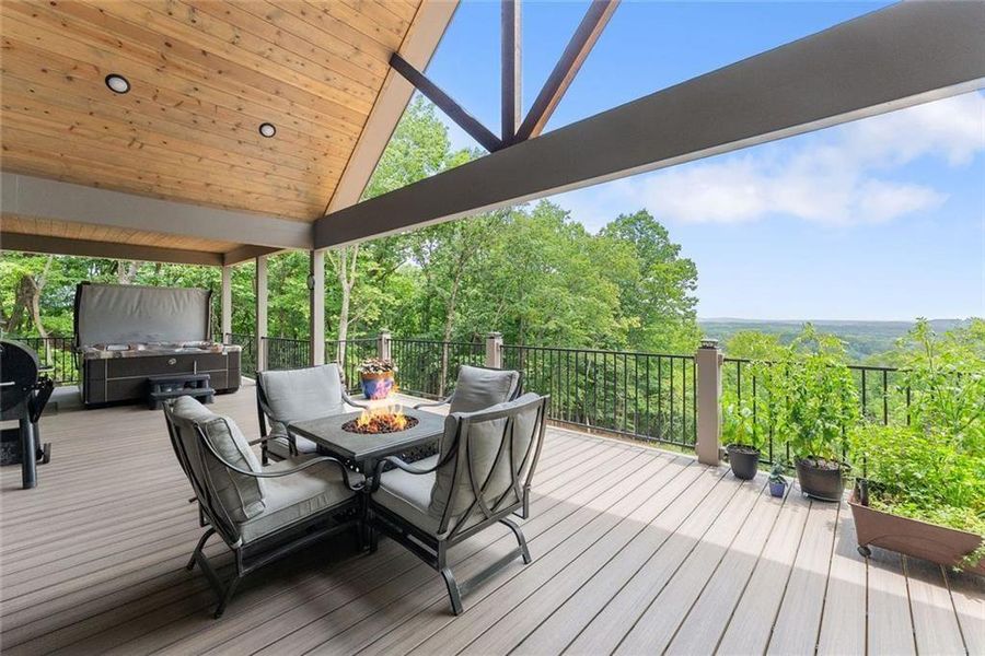 Exterior details and patio area of a home in , Cleveland (Image 35).