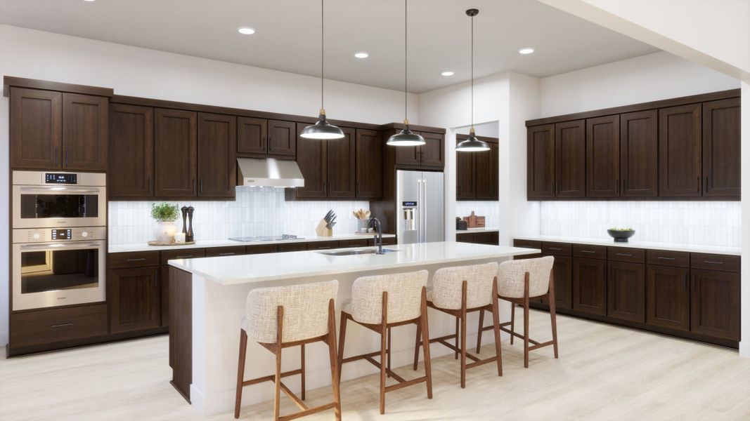 Representative furnished interior of a home built from the 5002 by Risewell Homes in Freedom at Anthem, Kyle (Image 6).