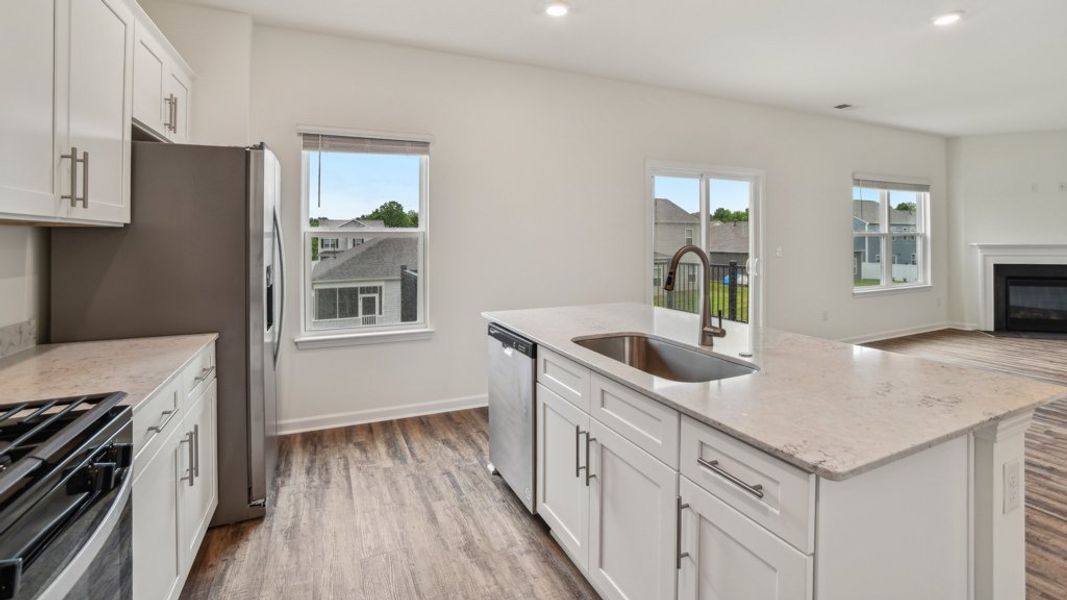 Furnished interior view inside a new home in Beechwood Meadows, Johnson City (Image 5).