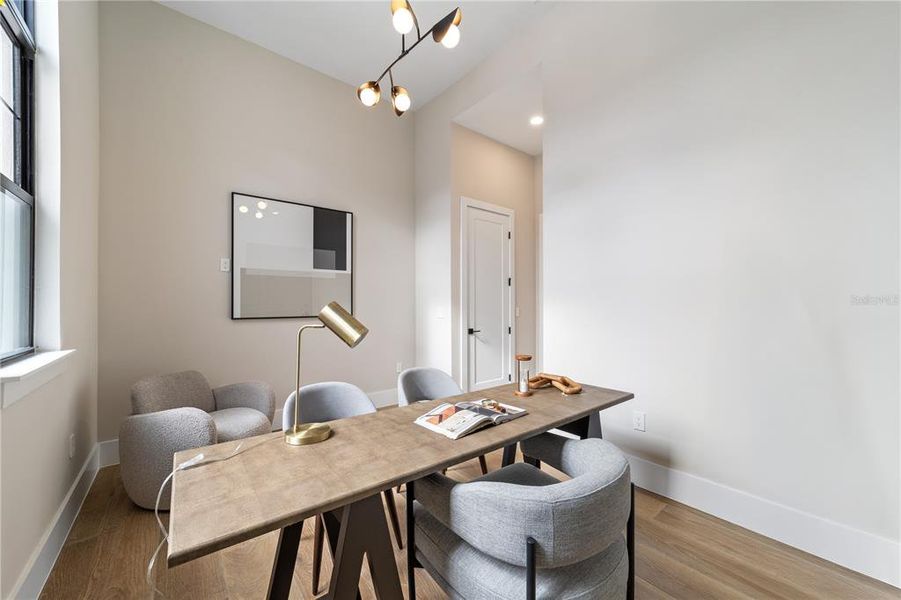 Furnished interior view inside a new home in Bella Collina, Montverde (Image 37). Furnished interior view inside a new home in Bella Collina, Montverde (Image 37).