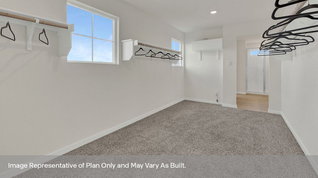 Representative unfurnished interior of a home built from the The Nicole by D.R. Horton in Whisper South, San Marcos (Image 22). Representative unfurnished interior of a home built from the The Nicole by D.R. Horton in Whisper South, San Marcos (Image 22).