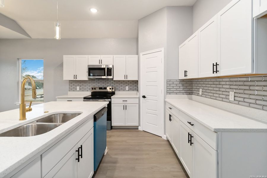 Furnished interior view inside a new home in , San Antonio (Image 4). Furnished interior view inside a new home in , San Antonio (Image 4).