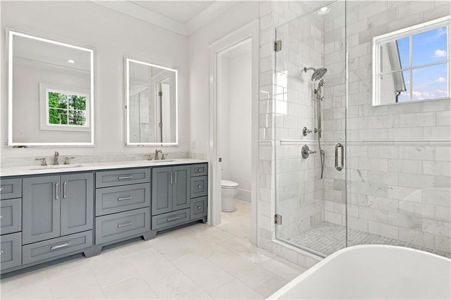 Furnished interior view inside a new home in , Dawsonville (Image 6).