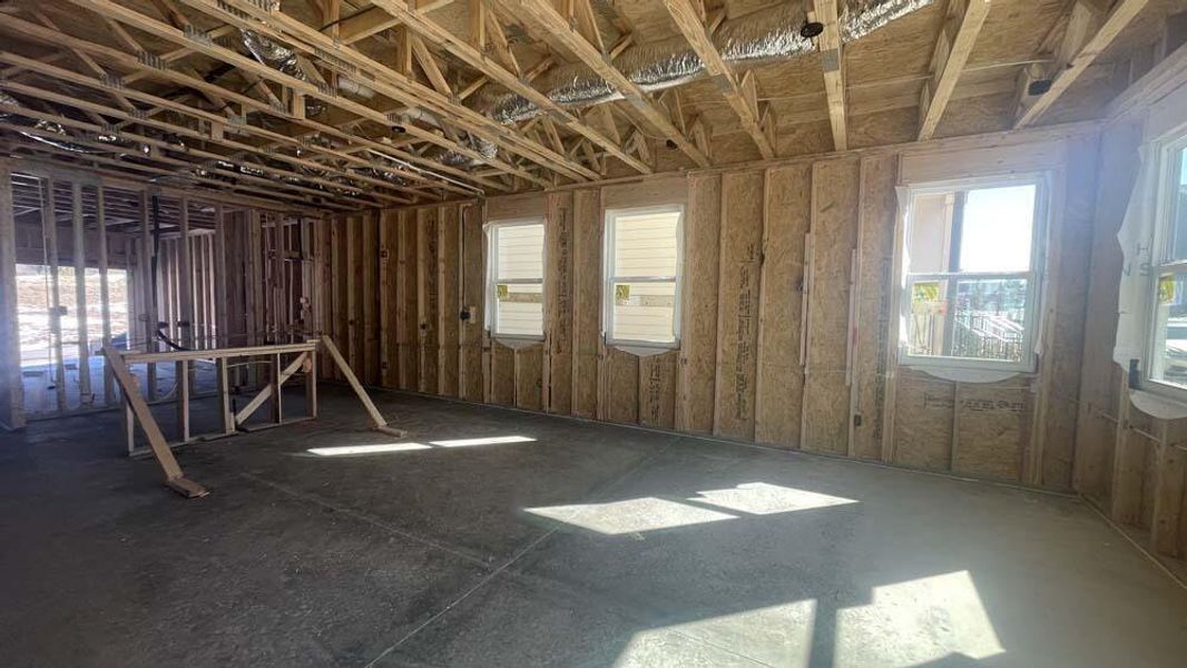 Family Room Construction Progress