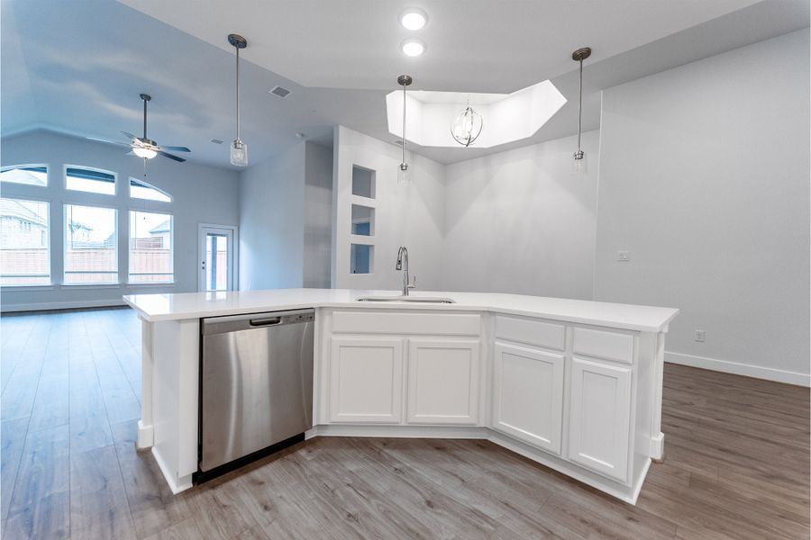 Furnished interior view inside a new home in Sunfield, Buda (Image 4).