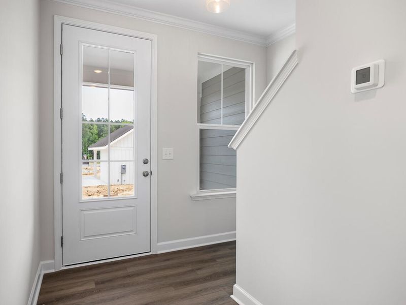 Spacious, unfurnished interior of a new home in Forestville Yard Townhomes, Knightdale (Image 10).