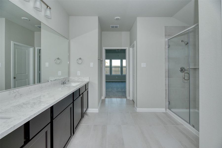 Furnished interior view inside a new home in Aldeana - Paintbrush Collection, Bonney (Image 10).