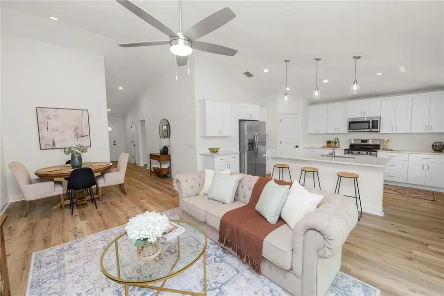 Furnished interior view inside a new home in , Eagle Lake (Image 3).