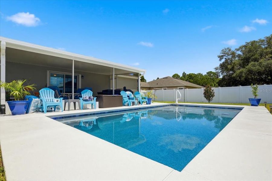 Exterior details and patio area of a home in , Palm Coast (Image 22). Exterior details and patio area of a home in , Palm Coast (Image 22).