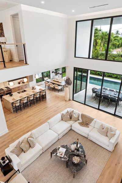 Furnished interior view inside a new home in , West Palm Beach (Image 48).