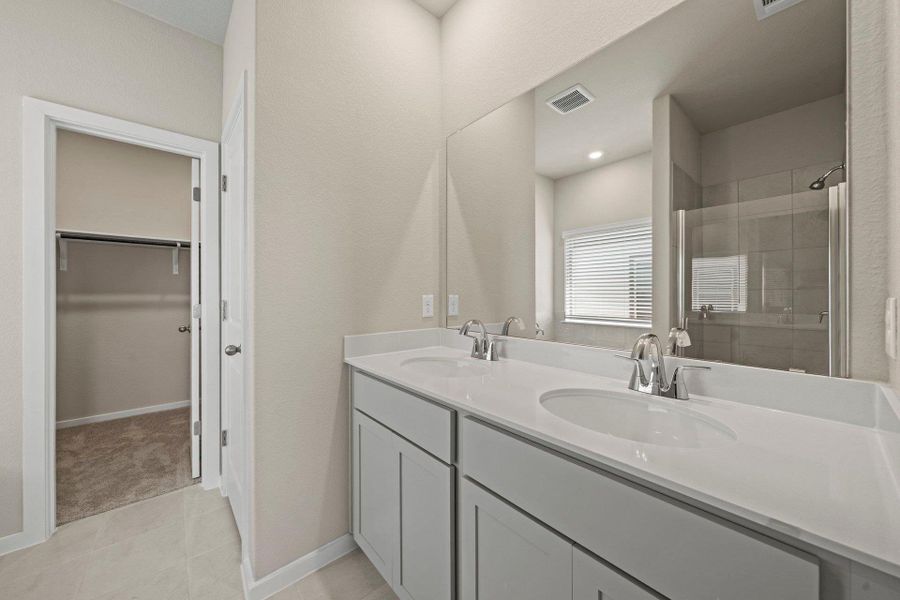 Primary Bath retreat with dual vanities