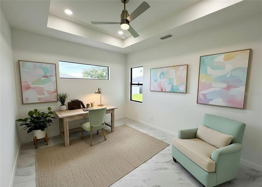 Furnished interior view inside a new home in , Cape Coral (Image 29).