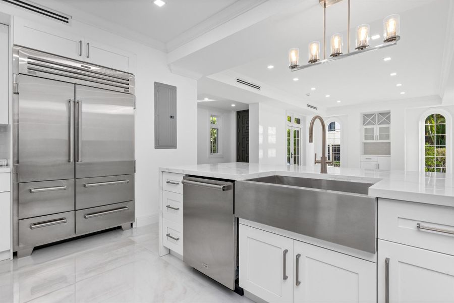 Furnished interior view inside a new home in , Palm Beach (Image 8).