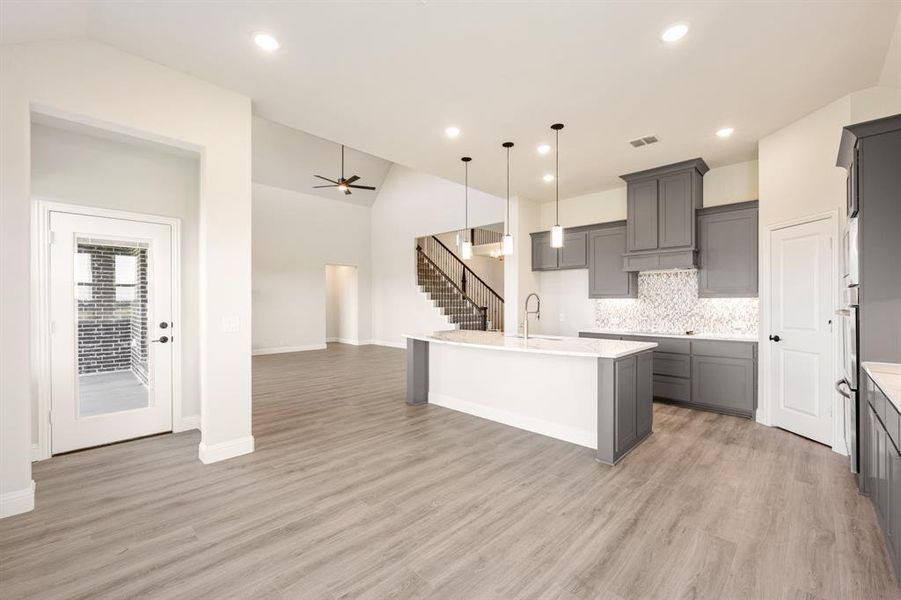 Furnished interior view inside a new home in Coyote Crossing, Godley (Image 16).
