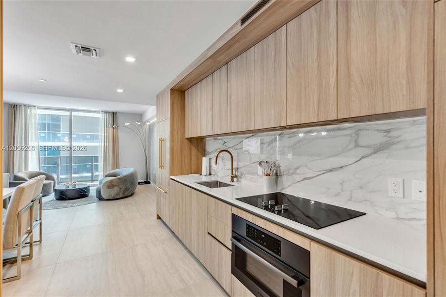 Furnished interior view inside a new home in , Miami (Image 7).