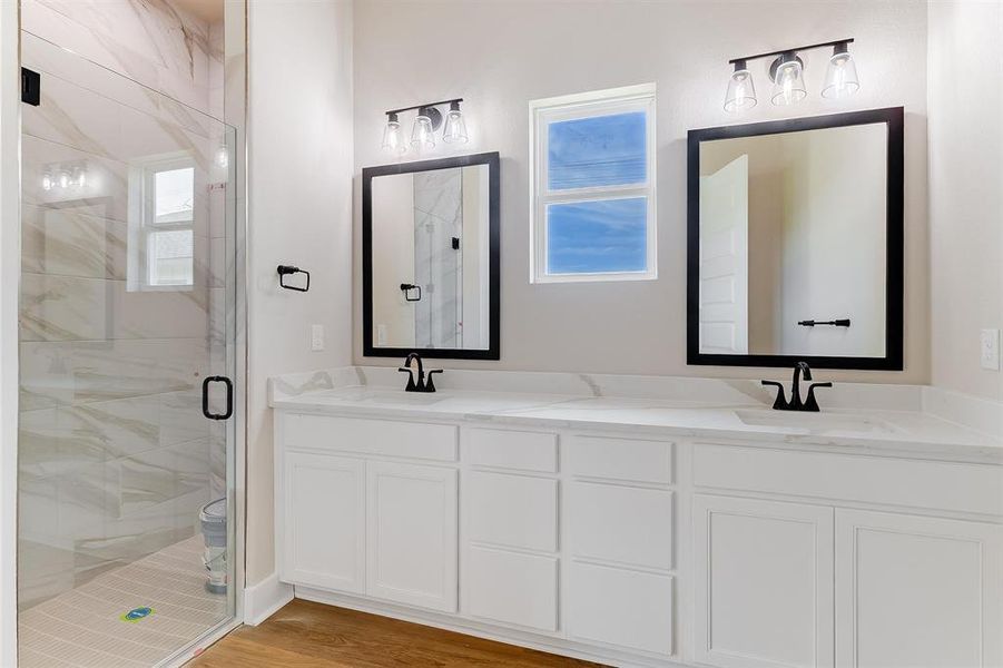 Furnished interior view inside a new home in , Marble Falls (Image 6).