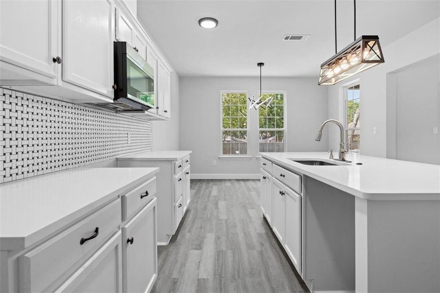 Furnished interior view inside a new home in , Dallas (Image 4).