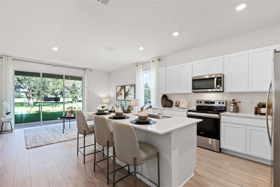 Furnished interior view inside a new home in Nona West, Orlando (Image 3).