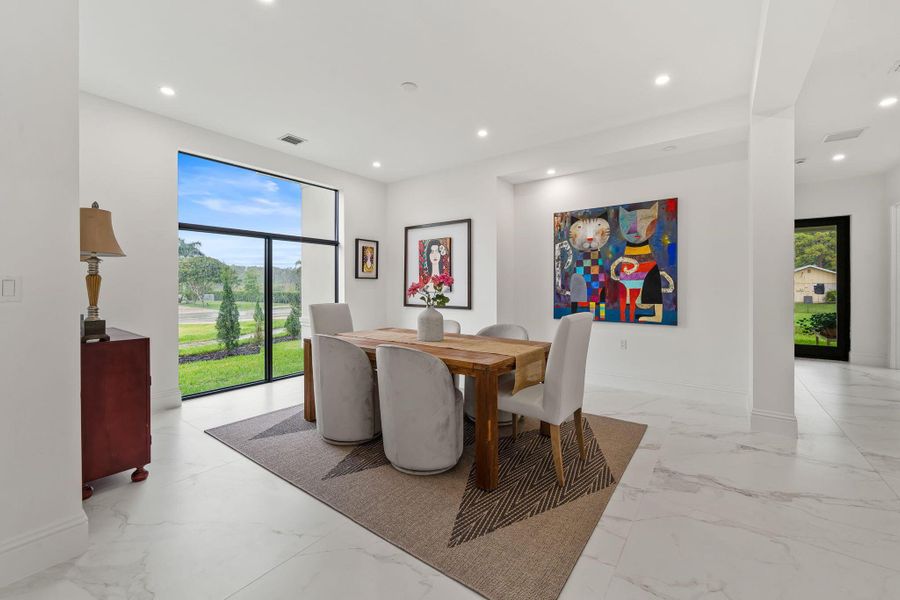 Furnished interior view inside a new home in , Palm Beach Gardens (Image 31).