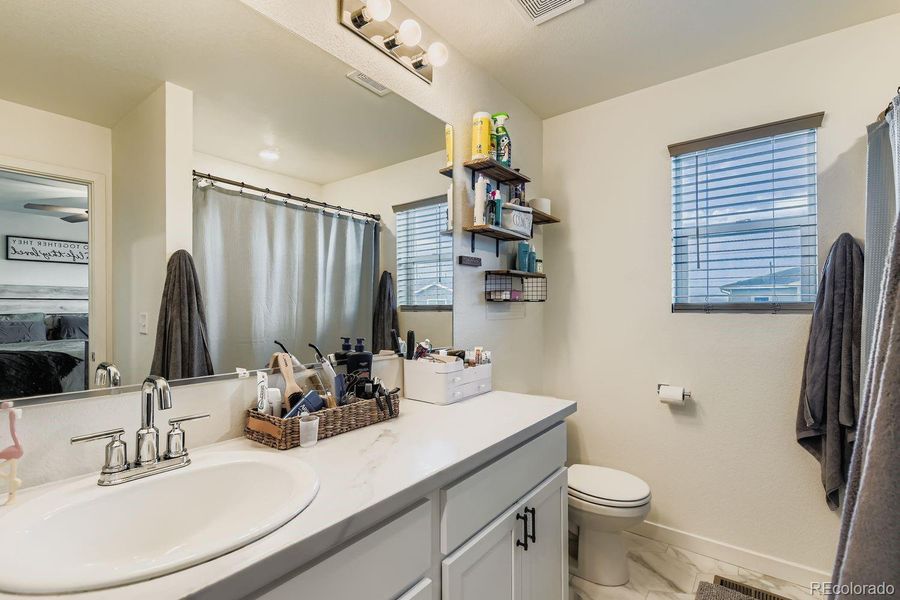 Furnished interior view inside a new home in , Fort Lupton (Image 11).