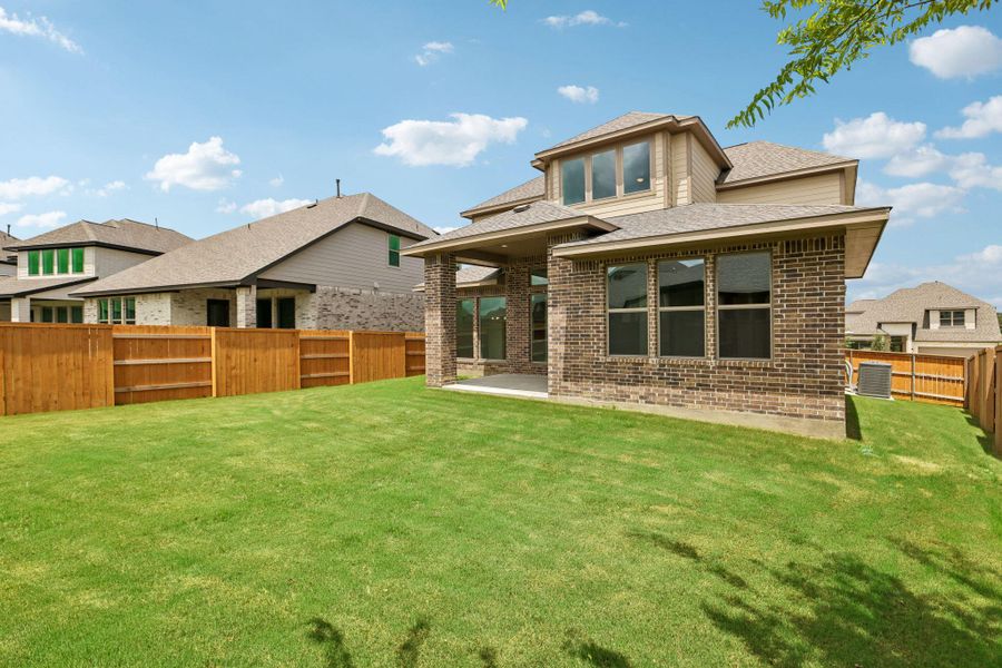 Exterior details and patio area of a home in 6 Creeks, Kyle (Image 22). Exterior details and patio area of a home in 6 Creeks, Kyle (Image 22).