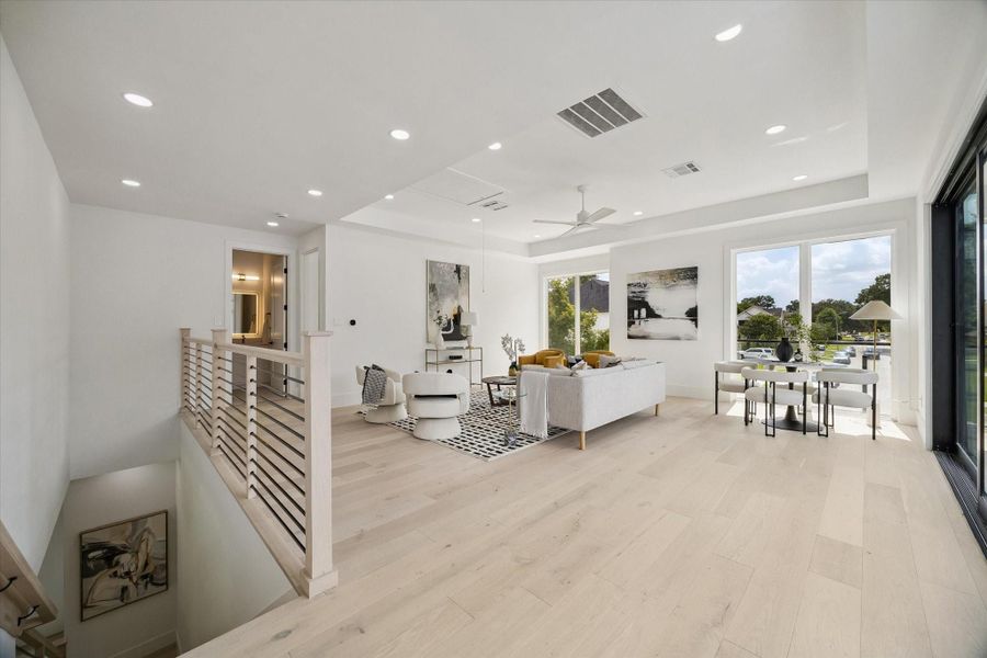 Furnished interior view inside a new home in , Houston (Image 24).