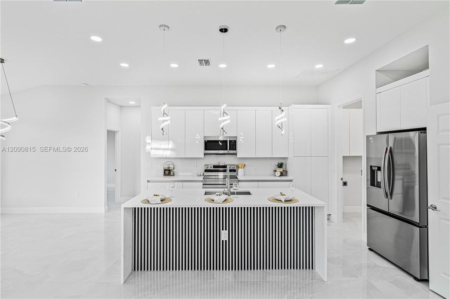 Furnished interior view inside a new home in , Lehigh Acres (Image 8).