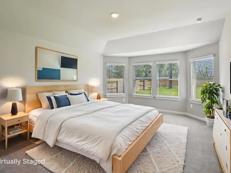 Furnished interior view inside a new home in Stewart's Ranch, Conroe (Image 8).