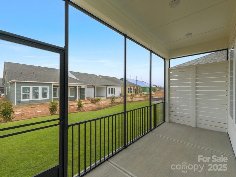 Exterior details and patio area of a home in Encore at Streamside - Classic Series, Waxhaw (Image 23).