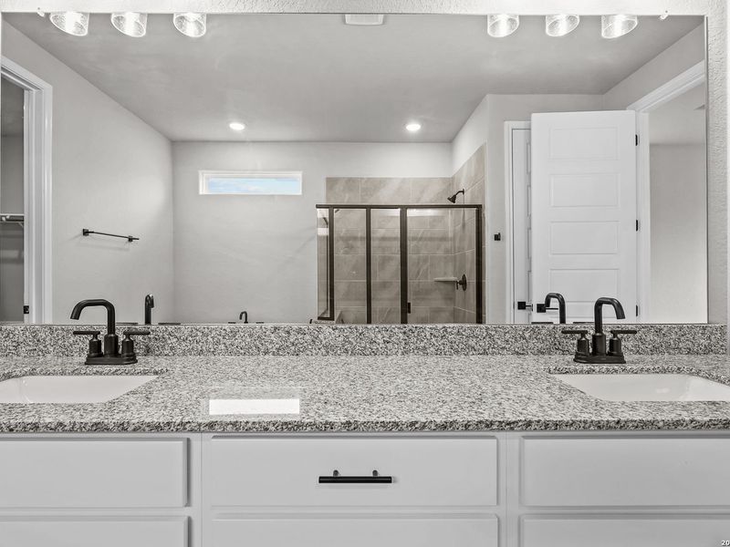 Furnished interior view inside a new home in Potranco Oaks, Castroville (Image 17). Furnished interior view inside a new home in Potranco Oaks, Castroville (Image 17).