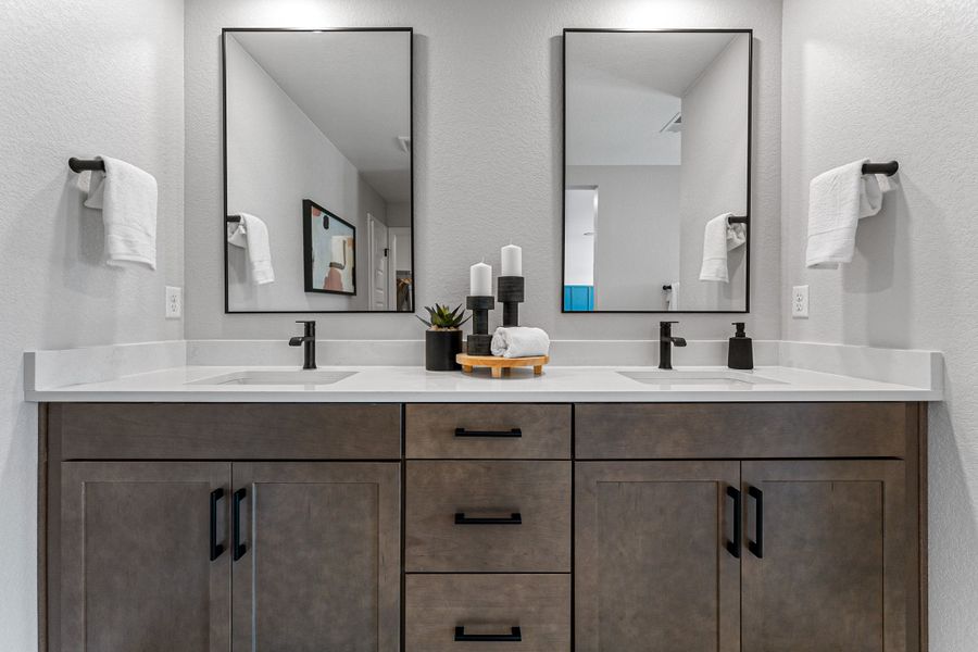 Representative furnished interior of a home built from the Fairmount | A Multi-Gen Home by Taylor Morrison in Macanta City Collection, Castle Rock (Image 37).