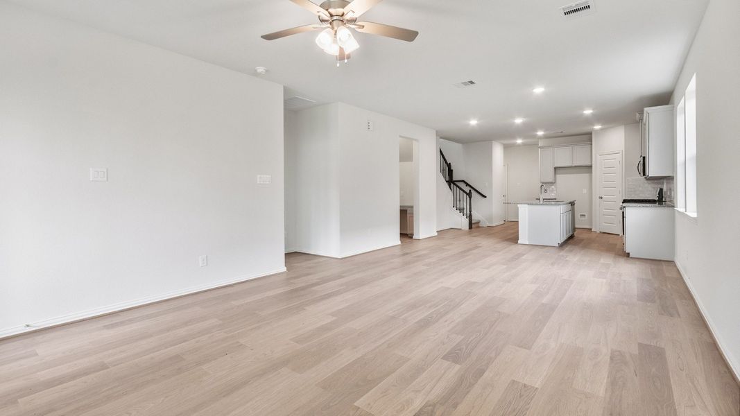 Representative furnished interior of a home built from the Benchmark by Brightland Homes in Mostyn Springs, Magnolia (Image 9).