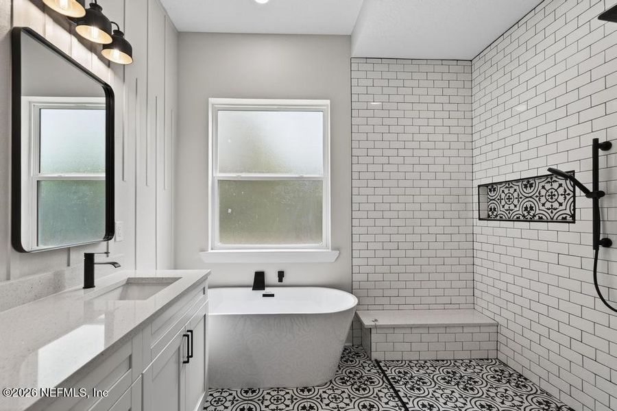 Furnished interior view inside a new home in , Yulee (Image 45). Furnished interior view inside a new home in , Yulee (Image 45).