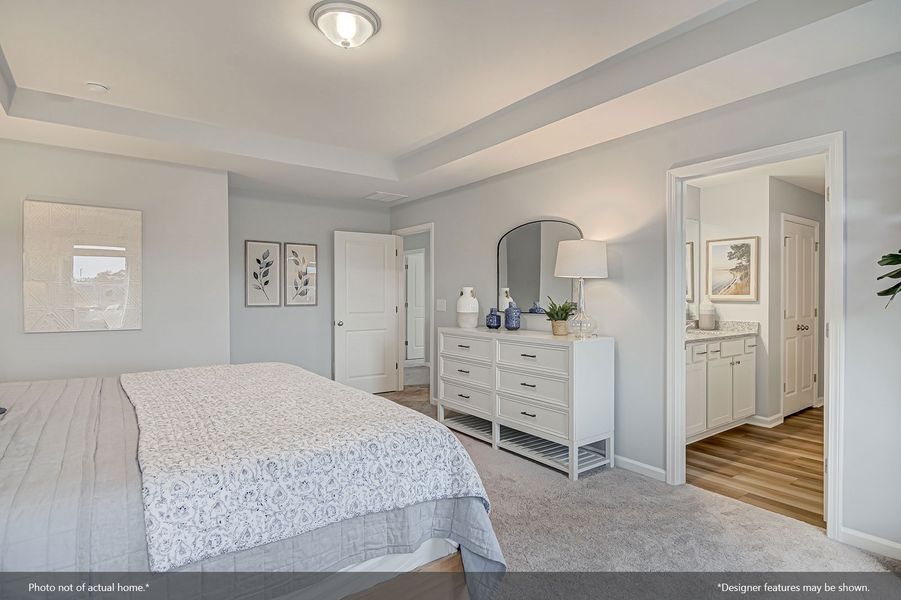 Furnished interior view inside a new home in Braxton Place, Moore (Image 10).