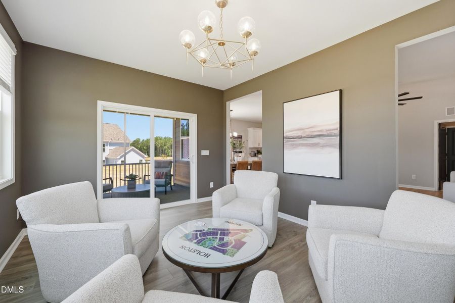 Furnished interior view inside a new home in Holston, Fuquay Varina (Image 8).