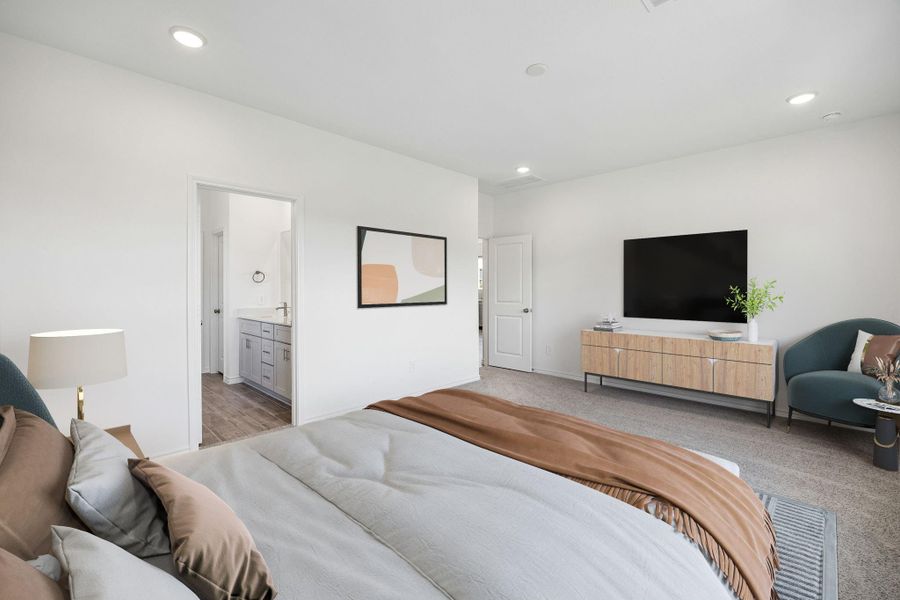 Furnished interior view inside a new home in Montgomery Bend, Montgomery (Image 13).