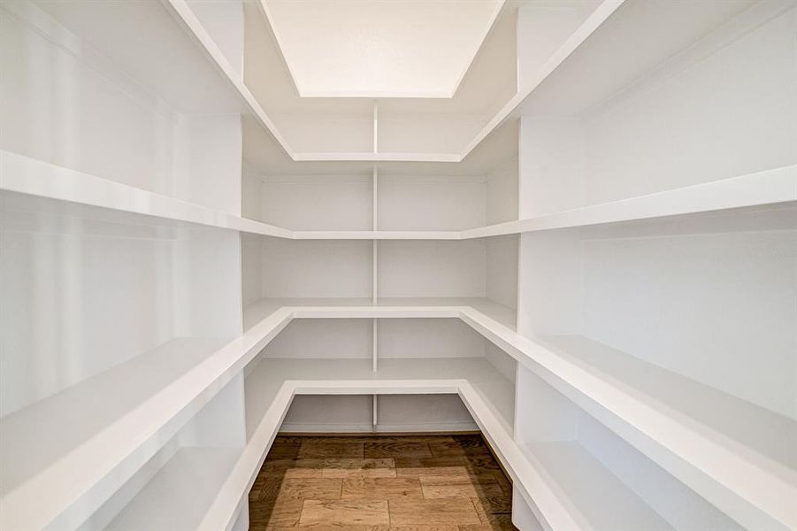 Oversized walk-in pantry space!