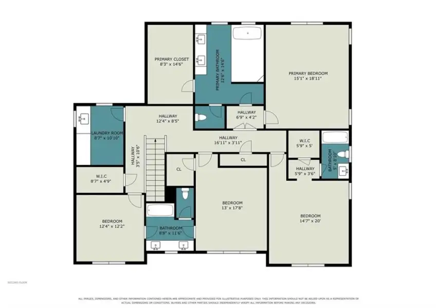 2D floor plan layout of this home in , Atlanta, GA (Image 33).