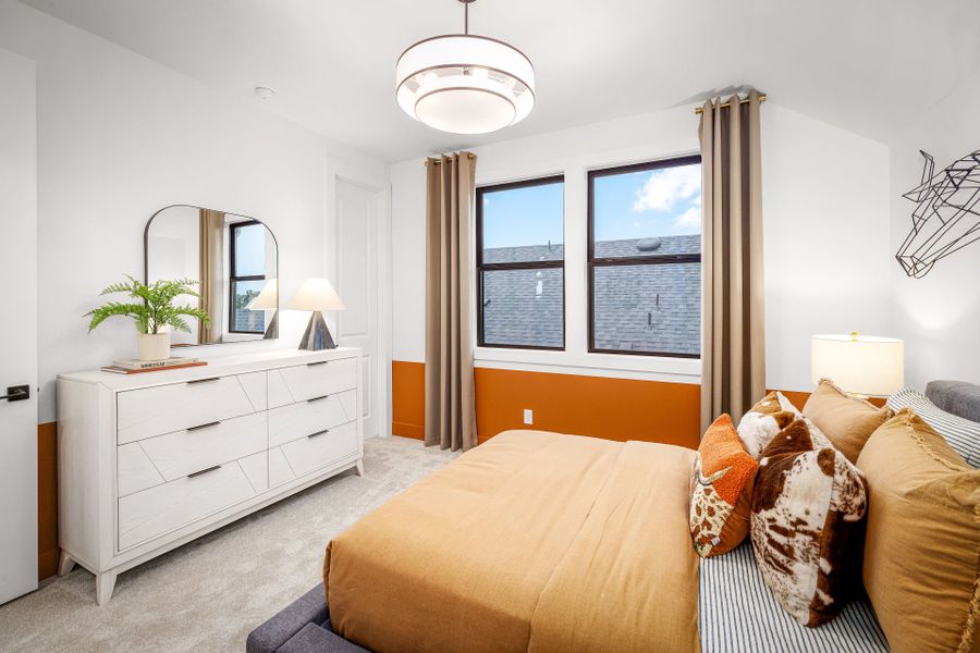 Secondary bedroom with ample closet space Secondary bedroom with ample closet space