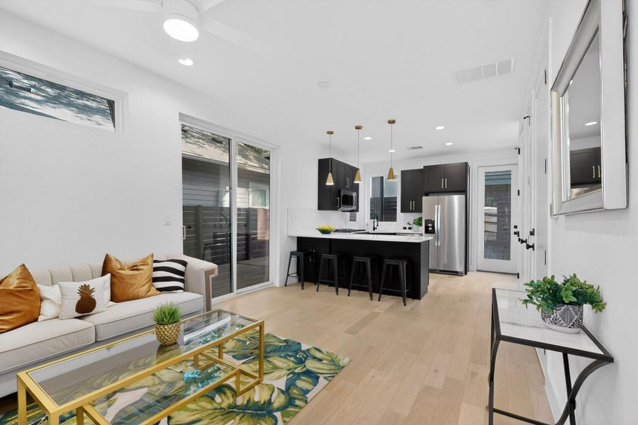 Furnished interior view inside a new home in , Austin (Image 14).